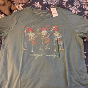 Medium Greenish Women Tshirt